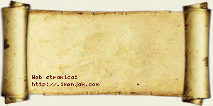 Jakov Jakšić vizit kartica